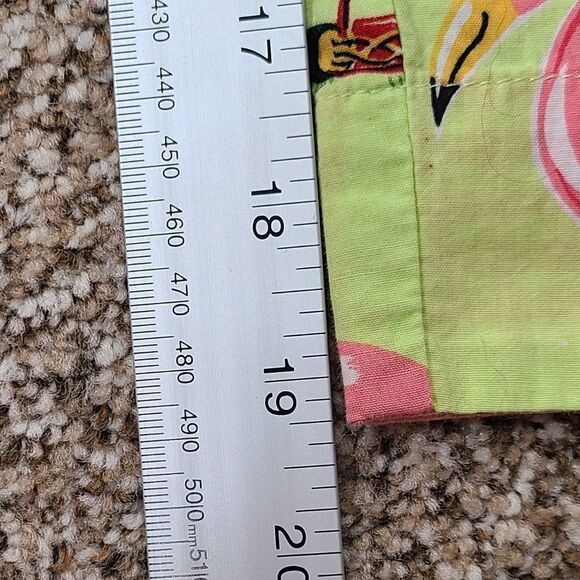 Flamingo Pajamas Nick & Nora Y2k 2000 Size Large - Picture 15 of 15